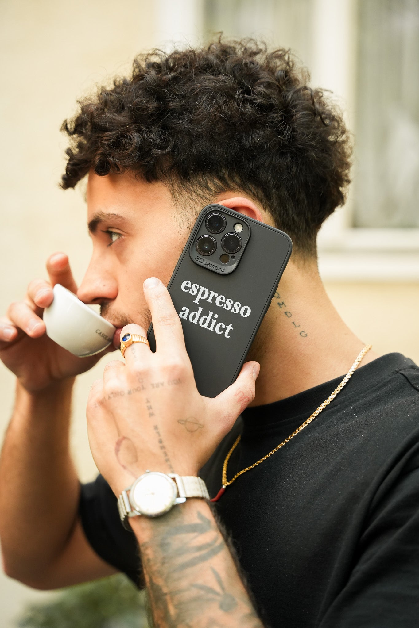 “Espresso Addict“ Phone Cover
