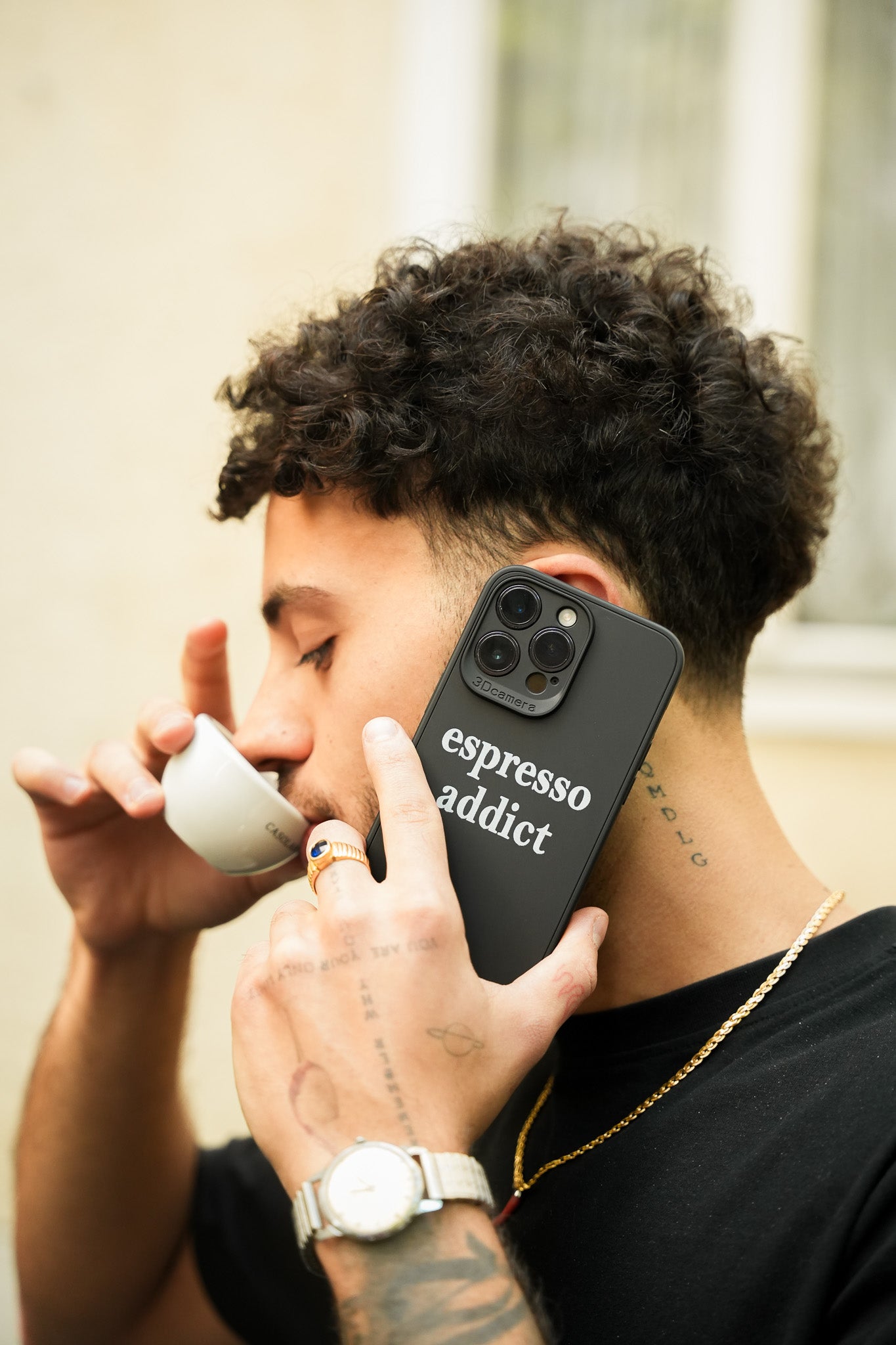 “Espresso Addict“ Phone Cover