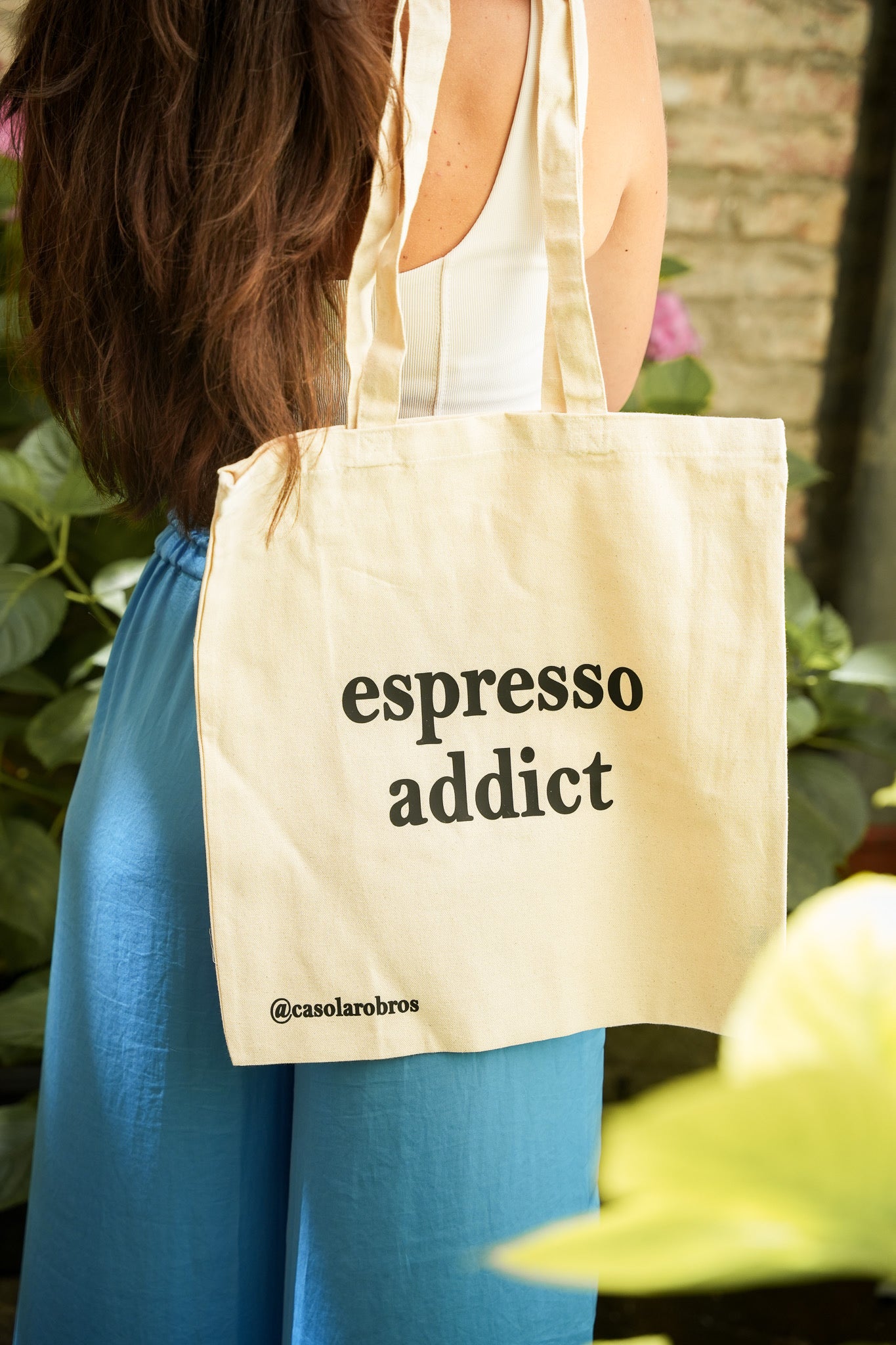 “Espresso Addict” Tote Bag