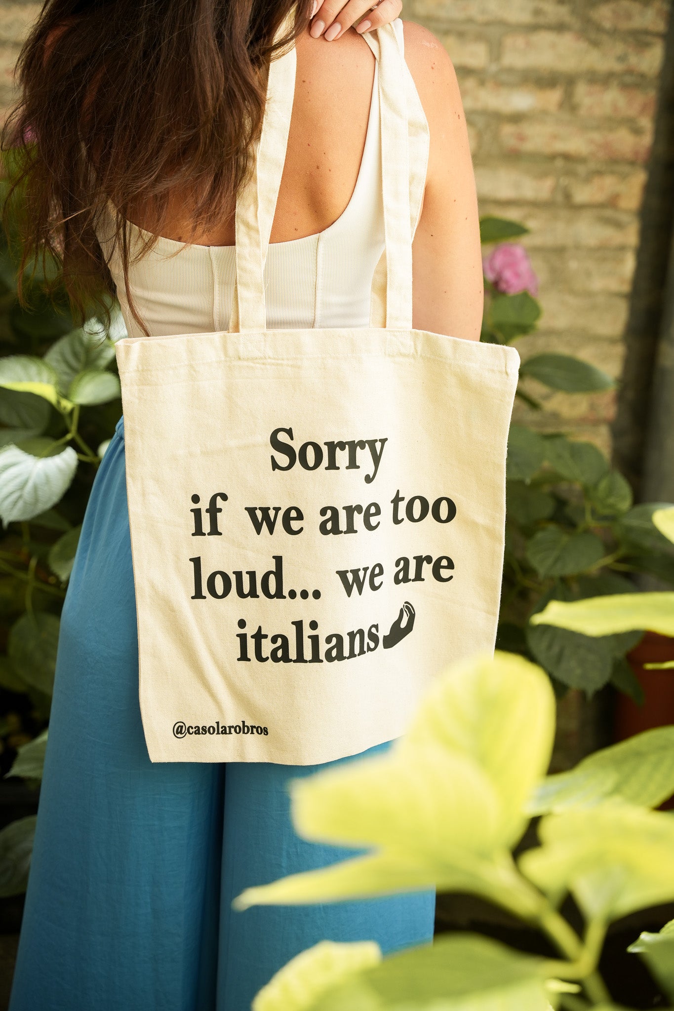 „Sorry if we are too loud…we are Italians🤌🏼„ Tote Bag