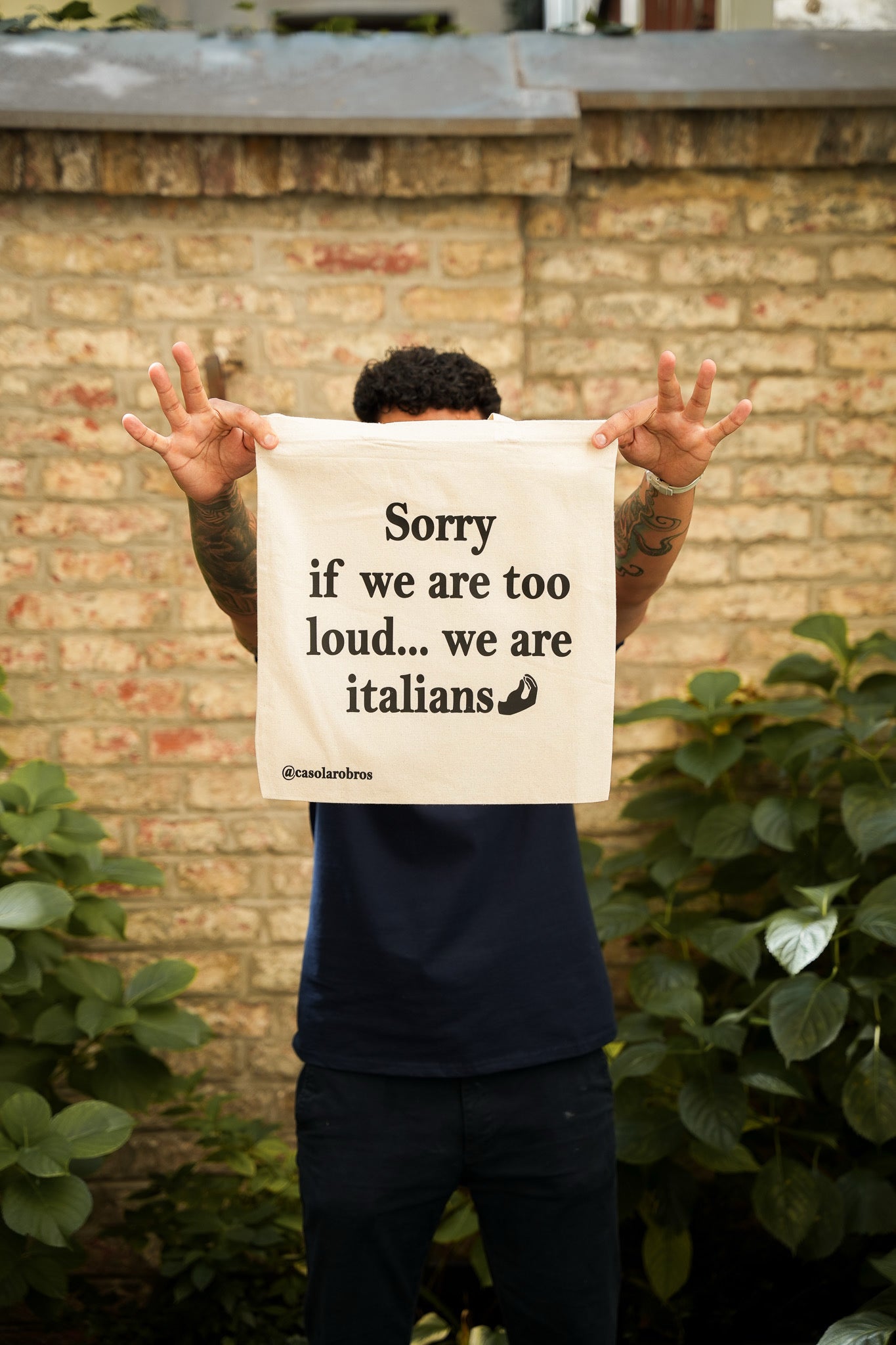 „Sorry if we are too loud…we are Italians🤌🏼„ Tote Bag