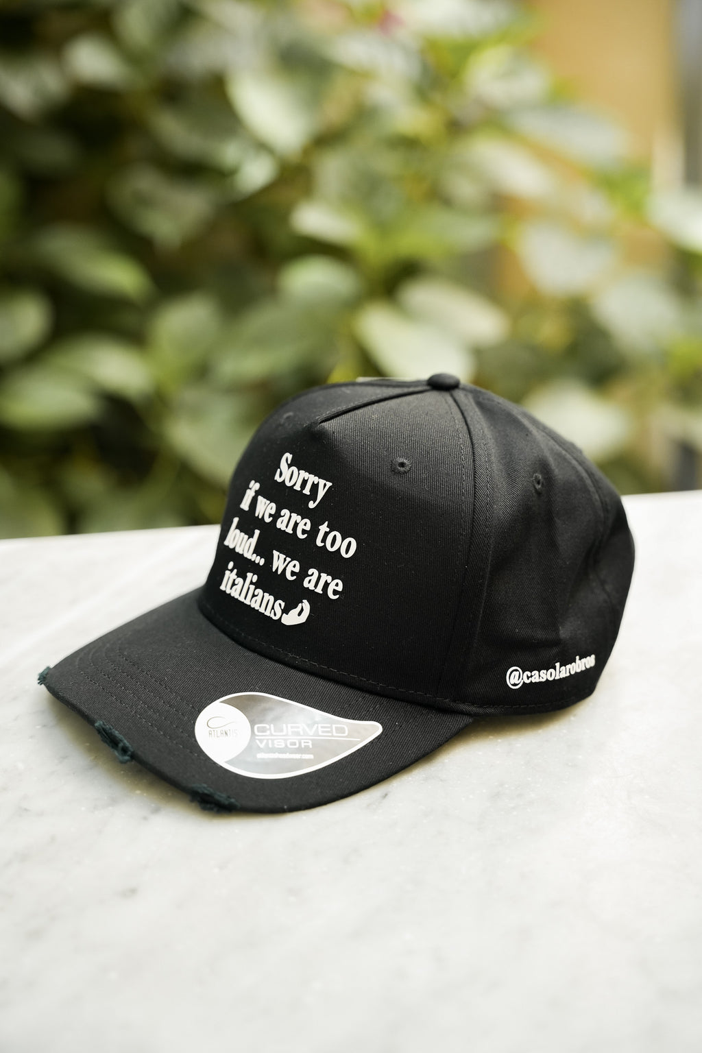 „Sorry if we are too loud…we are Italians🤌🏼“  Cap