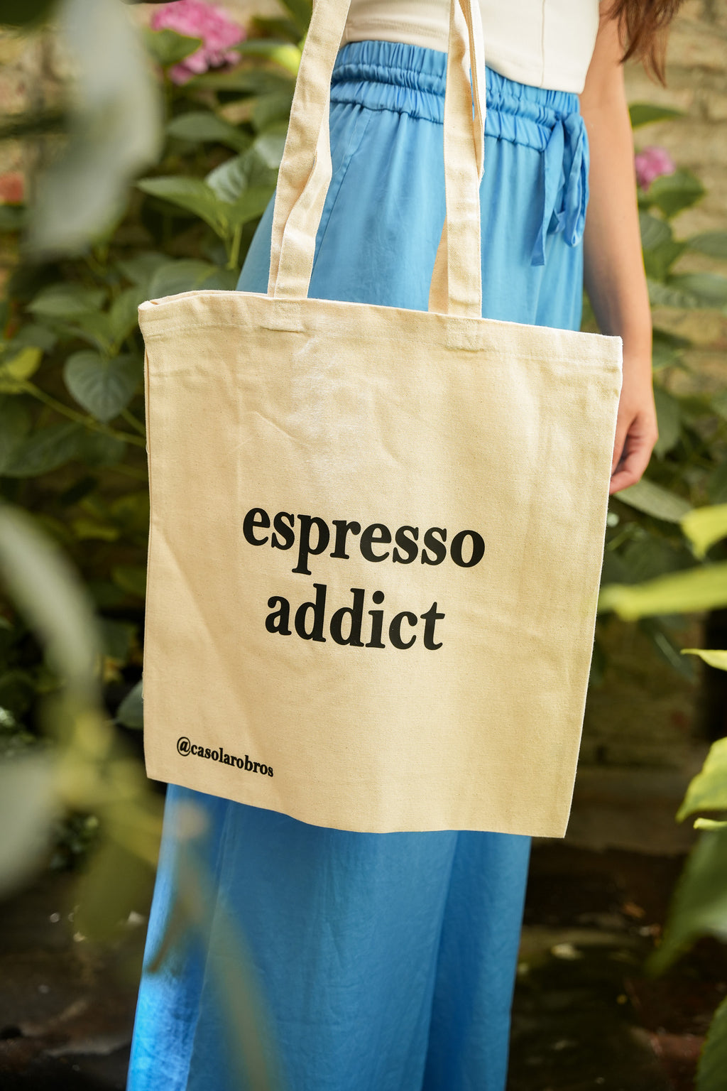 “Espresso Addict” Tote Bag