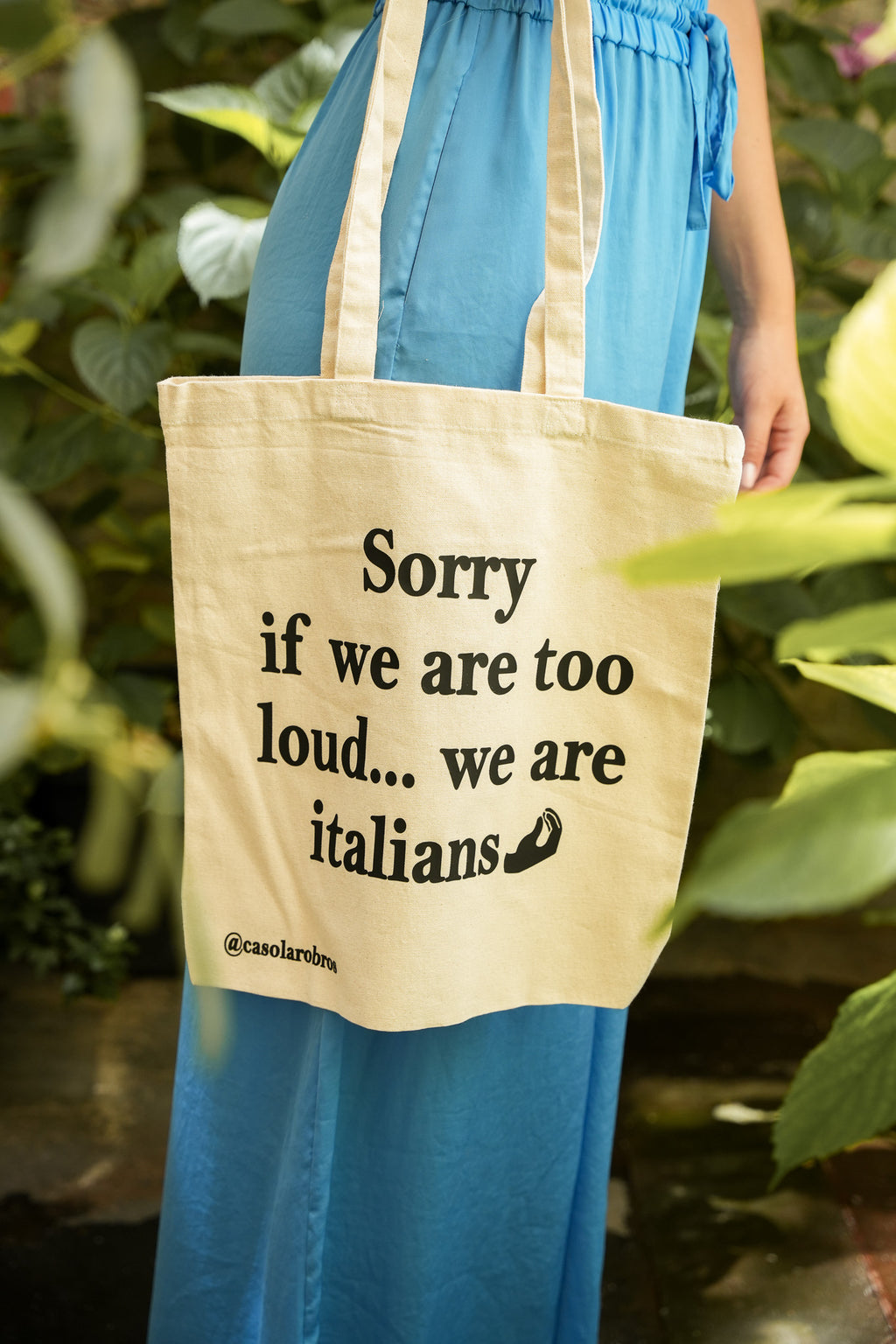 „Sorry if we are too loud…we are Italians🤌🏼„ Tote Bag