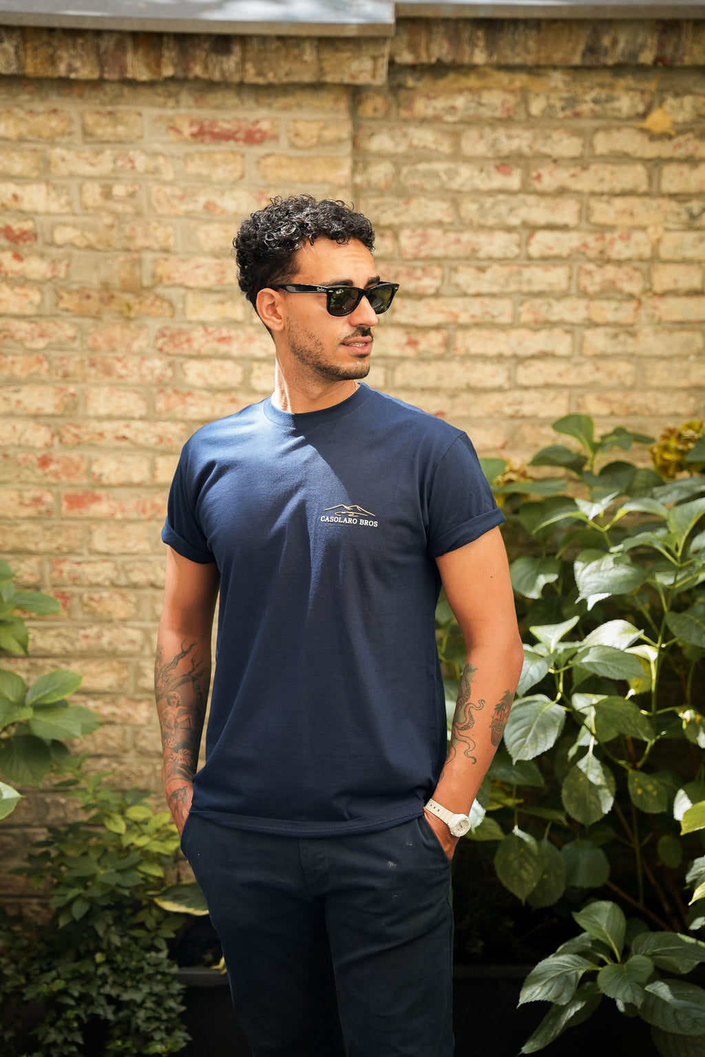 „Espresso Addict“ T-Shirt Blue