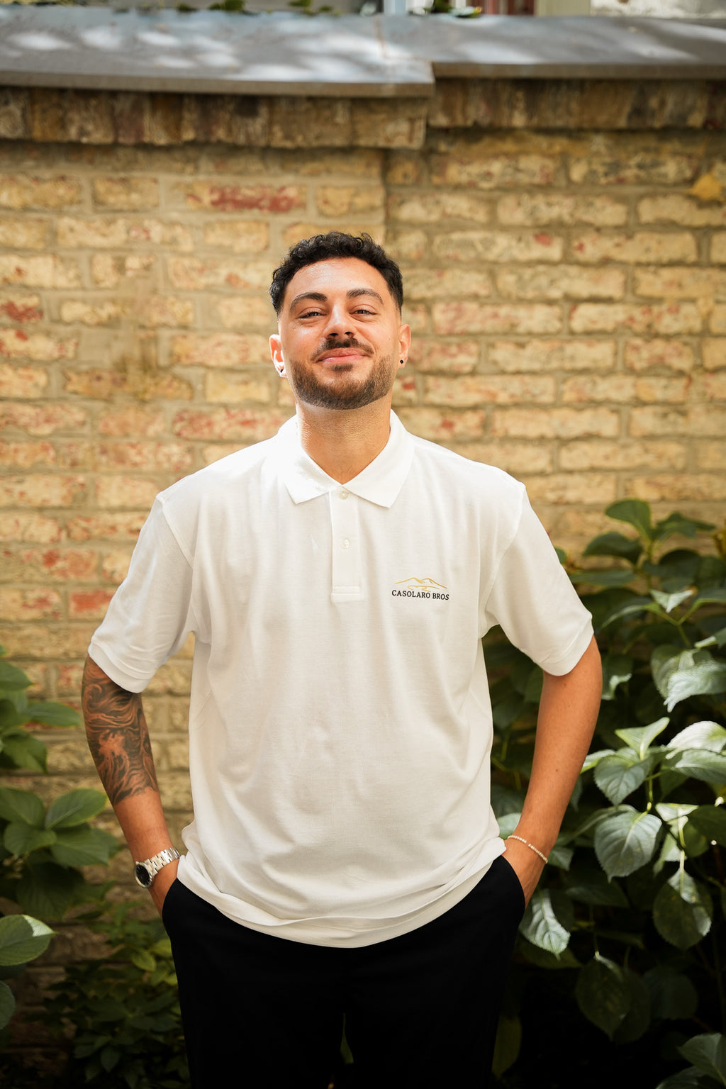 „Espresso Addict“  White Polo