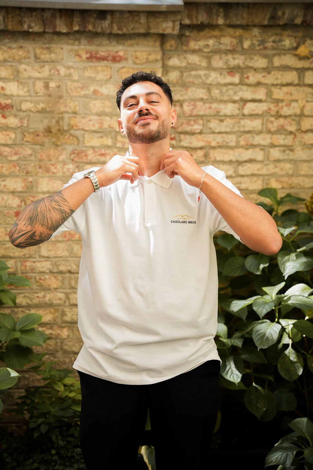 „Espresso Addict“  White Polo