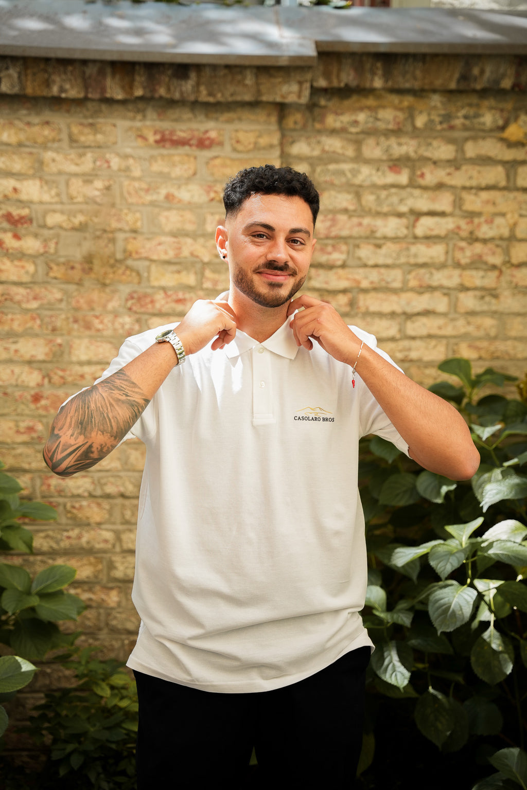 „Espresso Addict“  White Polo