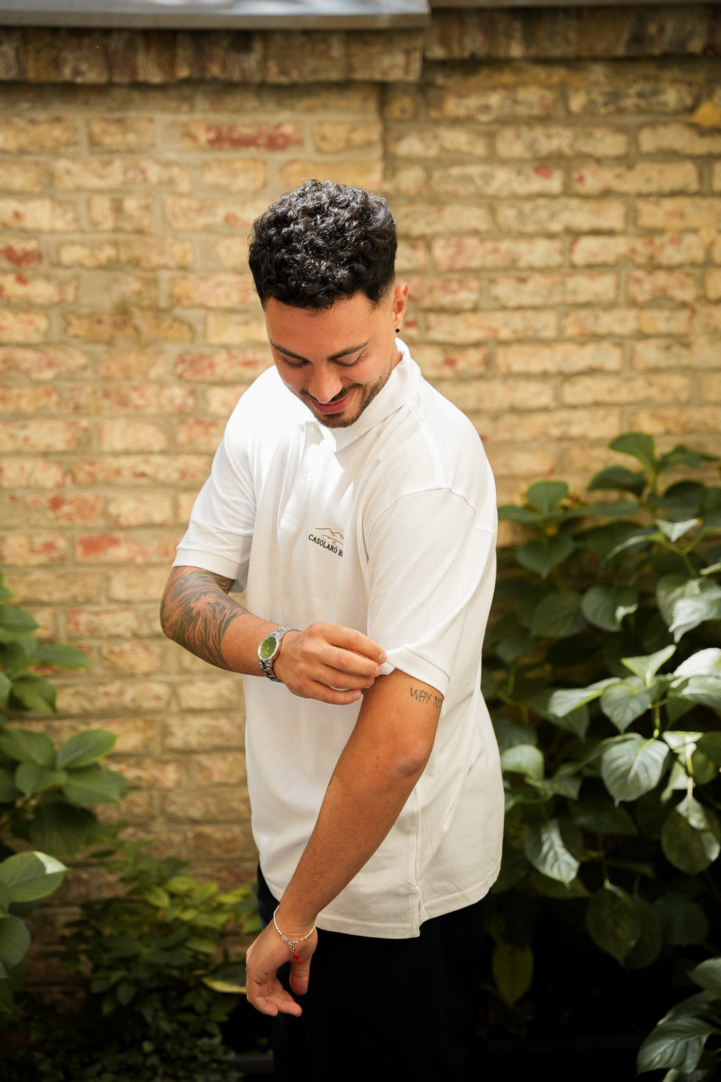 „Espresso Addict“  White Polo