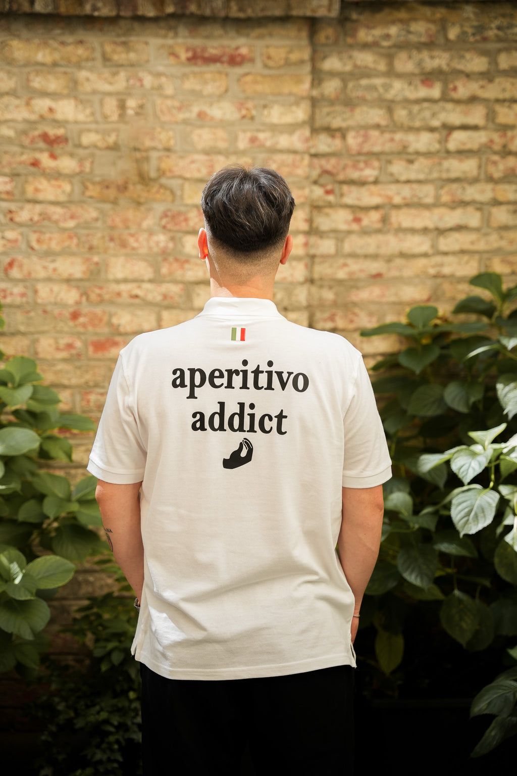 „Aperitivo Addict“ White Polo