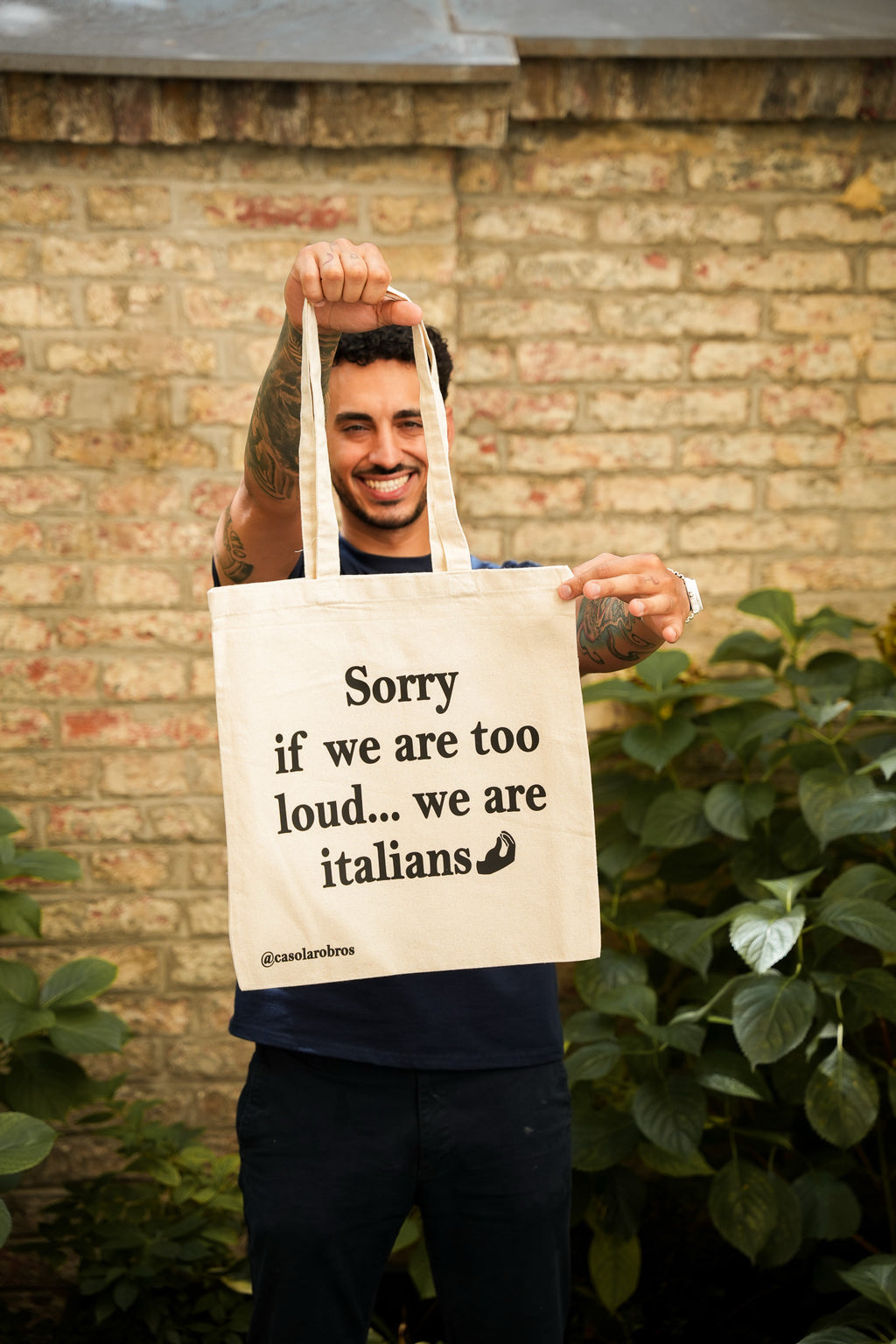 „Sorry if we are too loud…we are Italians🤌🏼„ Tote Bag