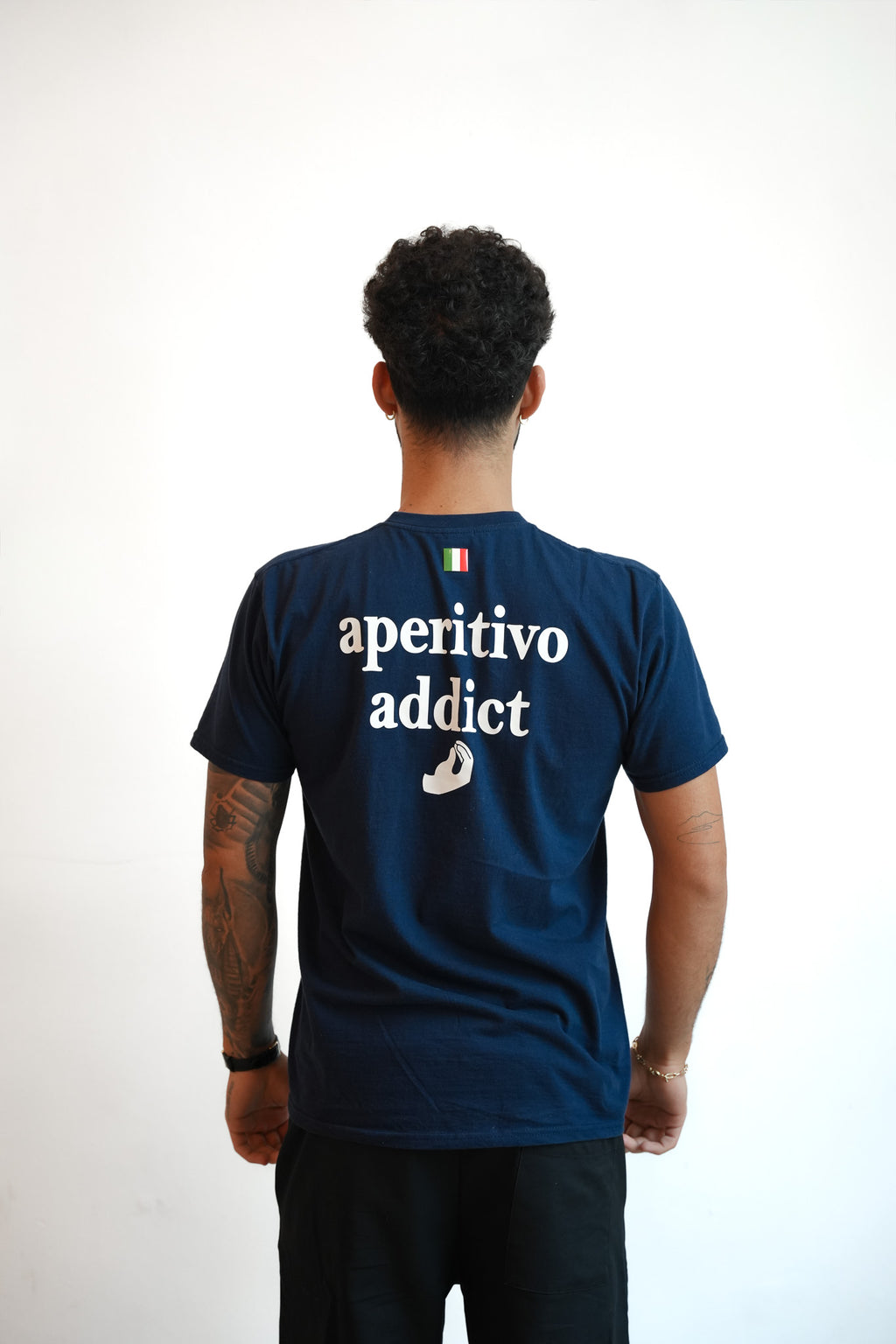 „Aperitivo Addict“ T-Shirt Blue
