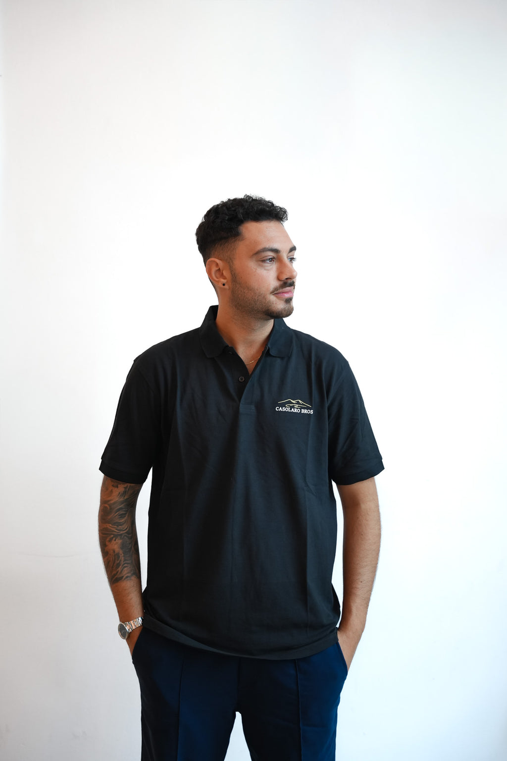 „Espresso Addict“  Polo Black