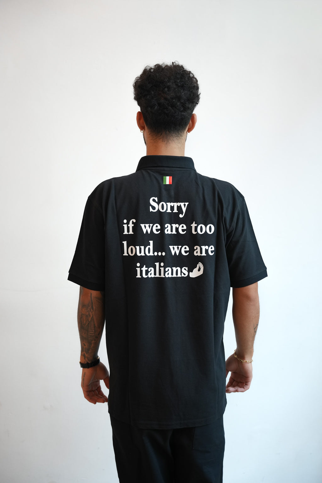 Sorry if we are too loud…we are Italians🤌🏼 Polo Black