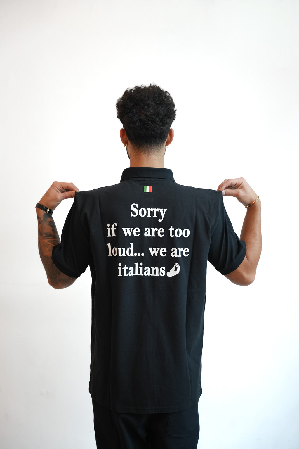 Sorry if we are too loud…we are Italians🤌🏼 Polo Black